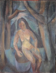 Frau von 0x0 Eitemp Leinwand